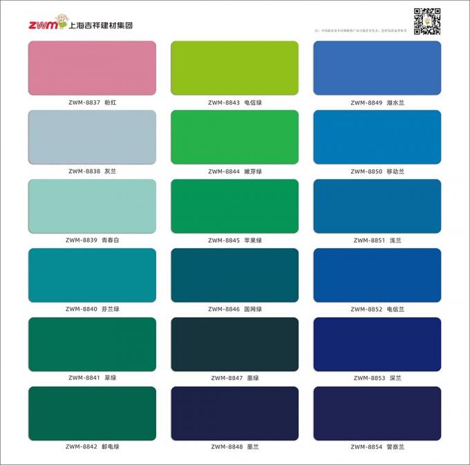 Lichte gewicht ACP Glanzend gekleurd aluminiumcompositpaneel voor gebouw en binnentoepassing 5