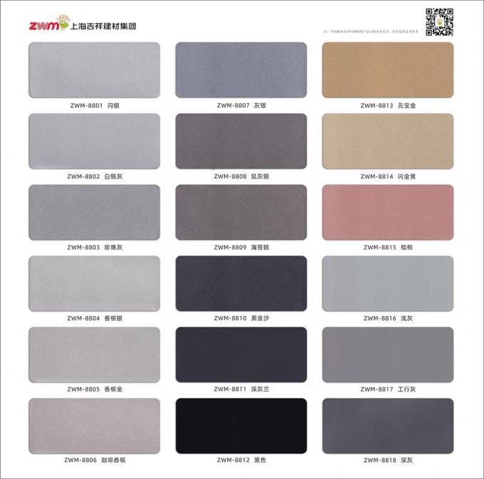 Lichte gewicht ACP Glanzend gekleurd aluminiumcompositpaneel voor gebouw en binnentoepassing 6