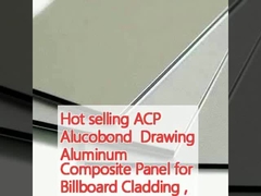 Warm verkoop ACP Alucobond Drawing Aluminium Composite Panel voor billboard bekleding, gordijnwand, eikels en interieur decoratie, binnenshuis onderdak