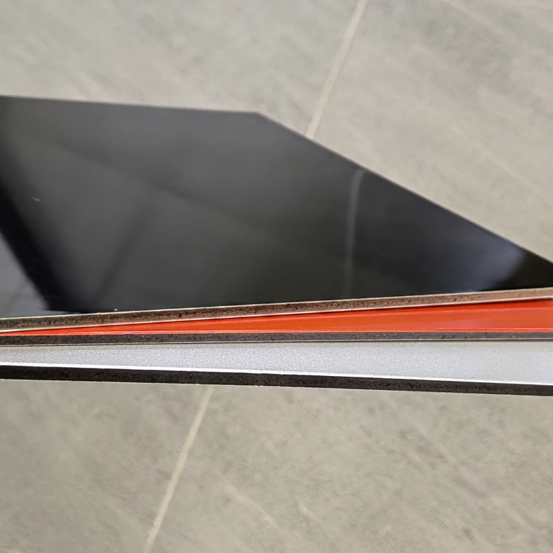 Aangepaste grootte ACP Alucobond tekening Aluminium composiet paneel voor gordijnwand schouders binnenshuis