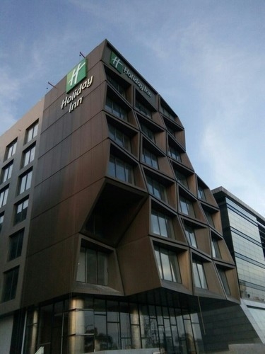 Advertentie Fascia 1250mm 1500mm PVDF ACP Alucobond Drawing Aluminium Composite Panel Voor gordijnwand schouders Innenhuis