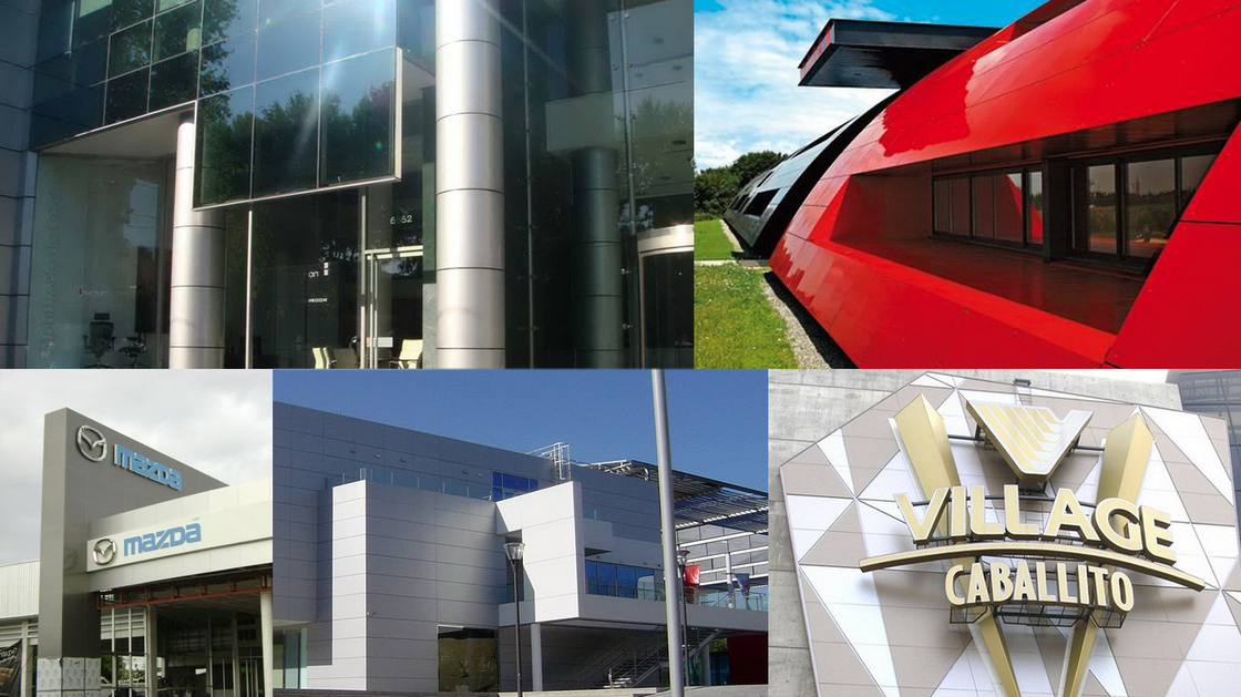 PVDF-aluminiumcomposite-paneel met nano-PVDF-coating en zelfreinigende nanometerverf voor elegante architectonische decoratie en 15-