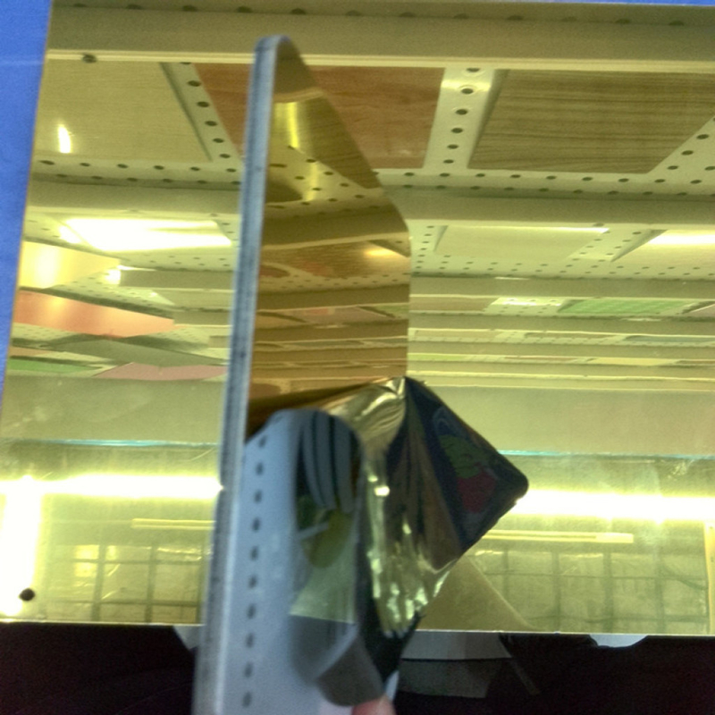 Antistatisch Samengesteld Comité 4mm 1250mm van het Spiegelaluminium voor Binnenhuisarchitectuur
