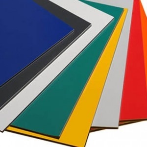 Lichte PE-coating Aluminiumcomposite paneel voor milieuvriendelijke borden, winkelvoorziening, interieurversiering