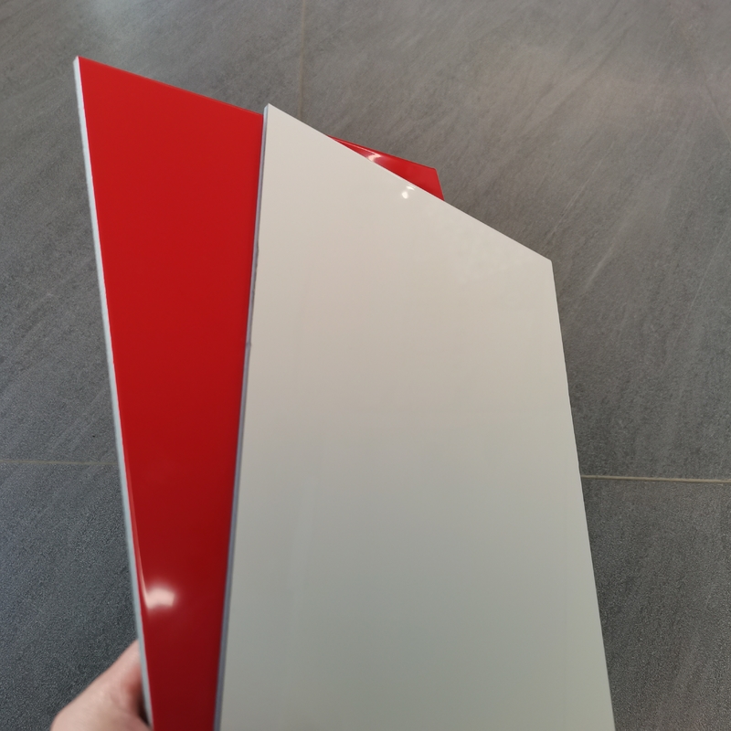 0.3mm*0.3mm ACP Aluminium Composite Panel 1240mm Voor bouw en decoratie