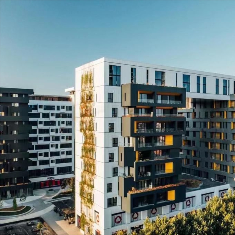 Acm/Acp PE PVDF Aluminium Plastic Composite Panel met Polyester Core voor Gebouw
