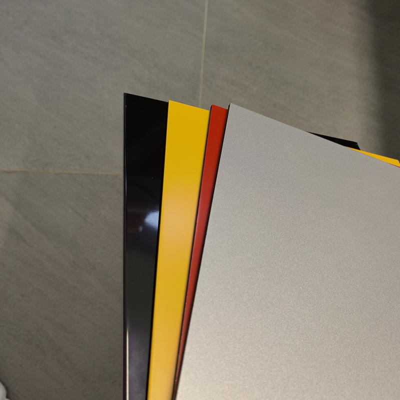 PVDF Acm/Acp Plastic PE Aluminium Composite Panel Met Polyester Core 1240mm
