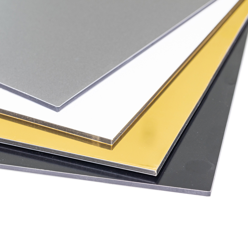 4*0,3 mm PVDF-gecoat aluminiumcomposite panel ACP voor bouwmateriaal en buitenversiering