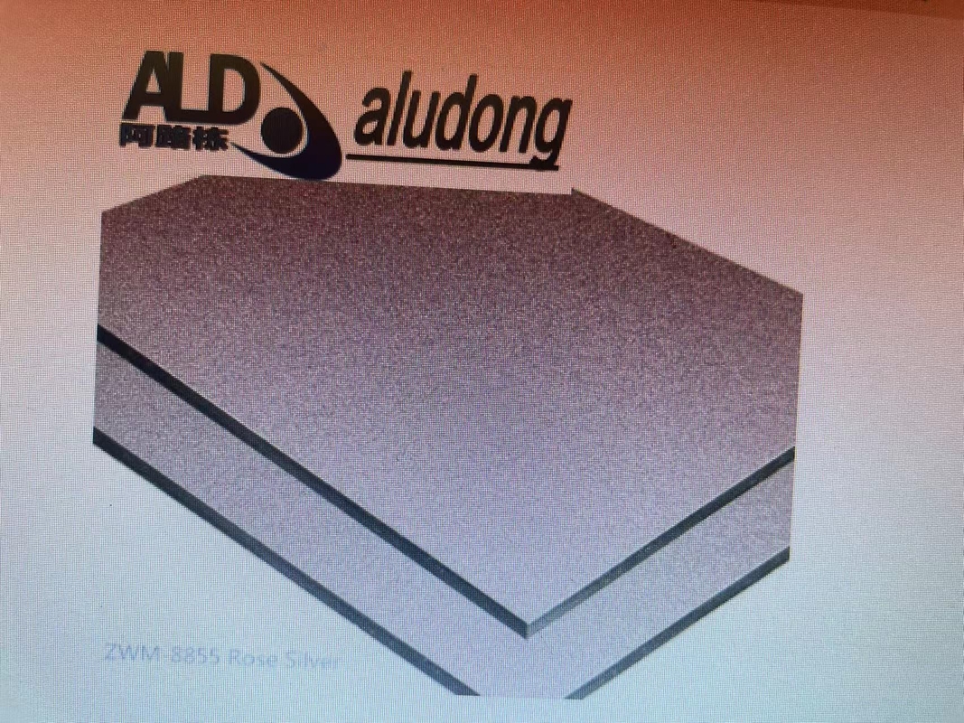 Solid aluminium plaat met moderne constructie Uitstekende eigenschappen voor architectonische decoraties