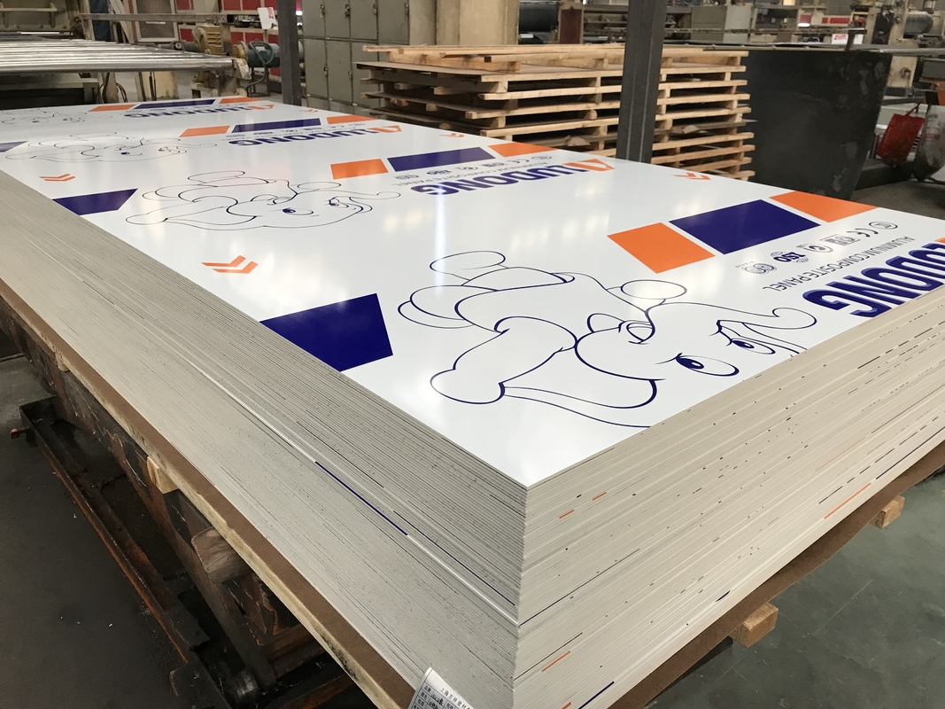 Brandbestendig FR B1 A2 ACP Vervaardiging Alucobond Drawing Aluminium Composite Panel voor bekleding, gordijnmuur, eikels en interieurdecoratie
