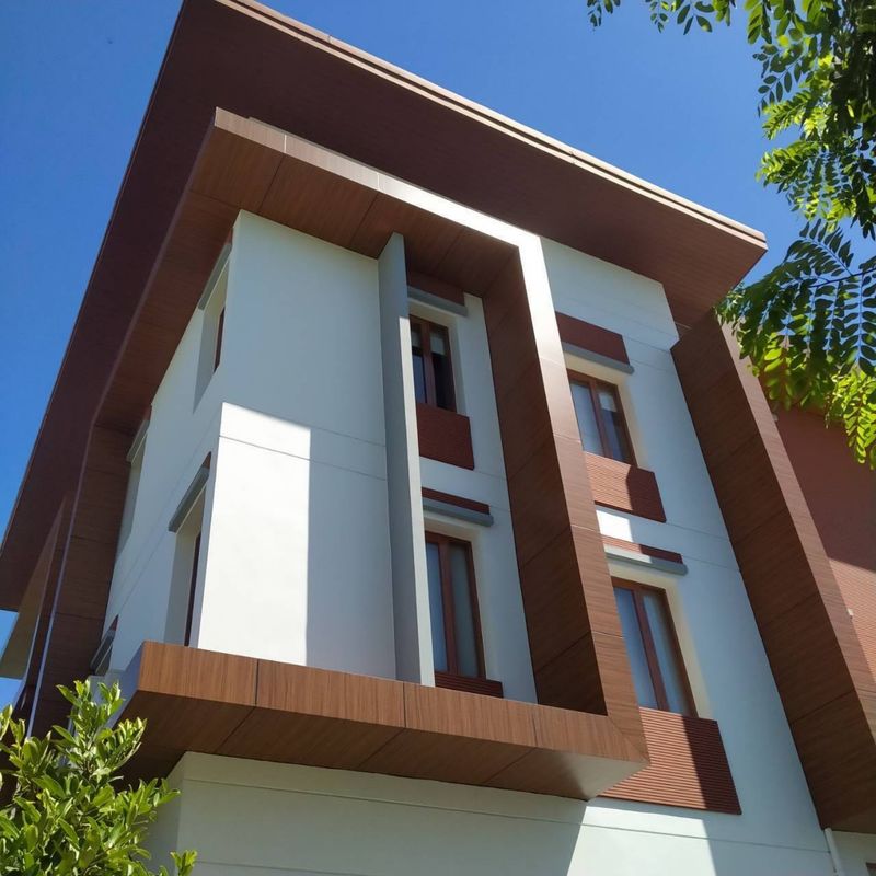Alucobond standaard A2 brandwerend aluminium composiet paneel ACM 4 mm, lichtgewicht voor vliesgevel