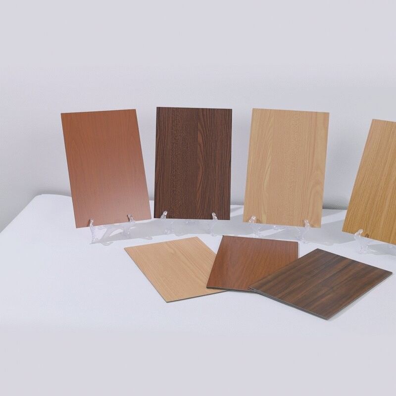 Fabrieksmatig 2 mm houtnerf aluminium kunststof bord PE gecoat, niet-ontvlambaar voor scheidingsmuur Hot Sale ACP-plaat