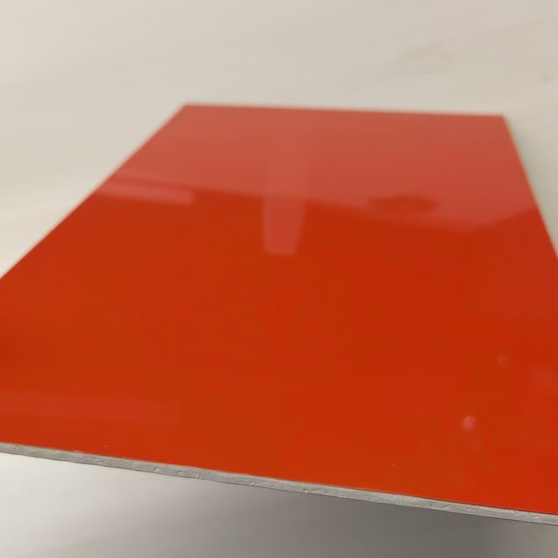 Lichte brandwerende aluminiumcompositpanel met PVDF-coating en nano-PVDF-coating voor gemakkelijke installatie en onderhoud