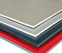 1250 mm * 3050 mm PE Aluminium Composite Panel voor gordijnwanden