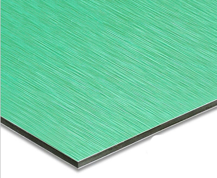 In voorraad 1220*2440mm Gepoetste aluminiumpaneel PVDF gecoat, weerbestendige voor gordijnmuur ISO 9001Fabriek