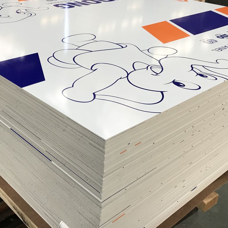 4*0.50mm A2 Klasse Niet-Brandbaar Aluminium Composiet Paneel voor gevel, vliesgevel