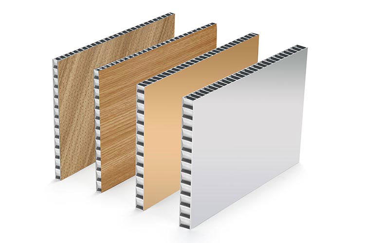 Aluminium honingraatpaneel Voor plafonds, dakbedekkingen, binnen- en buitenmuren, enz.