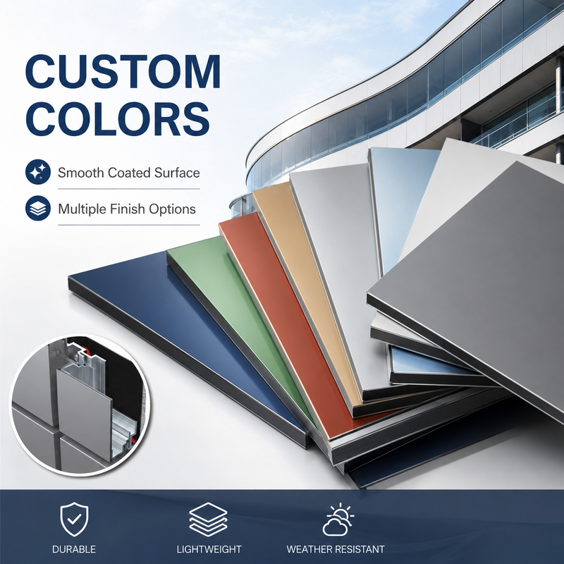 Aangepaste grootte ACP Alucobond tekening Aluminium composiet paneel voor gordijnwand schouders binnenshuis