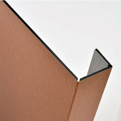 In voorraad 1220*2440mm Gepoetste aluminiumpaneel PVDF gecoat, weerbestendige voor gordijnmuur ISO 9001Fabriek