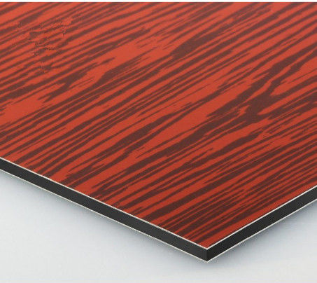 Oem Protective Film Aluminium Composite Panel met oppervlakteafwerking en decoratieve achtergrond
