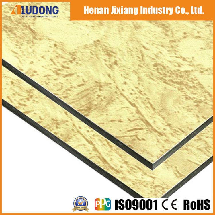 Oem Protective Film Aluminium Composite Panel met oppervlakteafwerking en decoratieve achtergrond