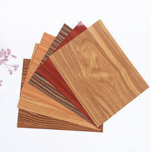 In voorraad 1220*2440mm Aluminium Composite Panels Houten Patroon, Hoge Sterkte Vormbestendige voor Interieur Decoratie CE Gecertificeerd