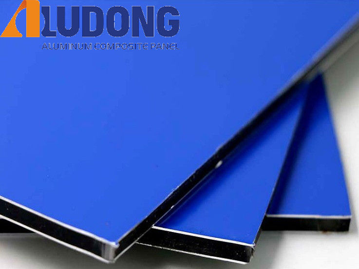 Spiegel Aluminium Composite Panel voor Architecturale Decoraties Lichtgewicht Hoge hardheid Weerbestand