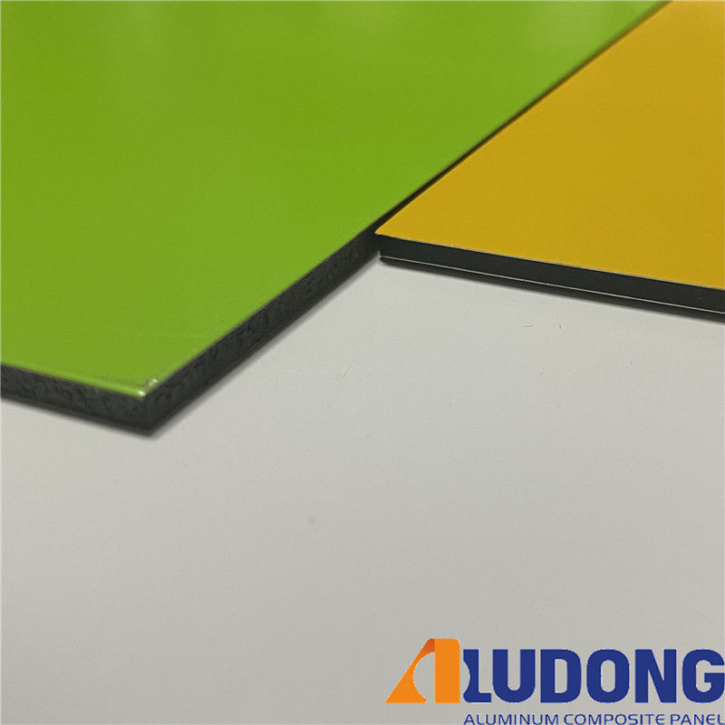 Advertentie PE Core 0,3 mm ACP Alucobond Drawing Aluminium Composite Panel Voor gordijnwand