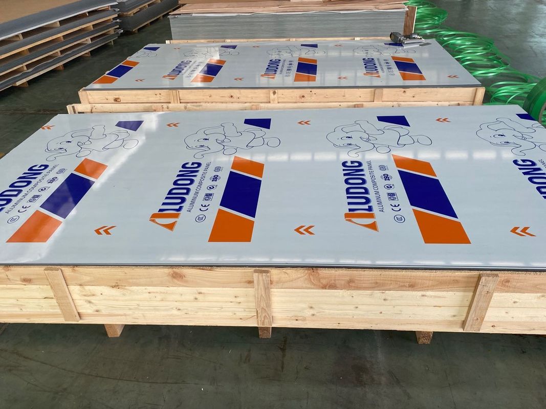 1.22m*2.44m Houten aluminiumplaat 1.5mm-8mm Voor binnenversiering
