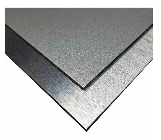 ACP Gold Silver Brushed Aluminum Composite Panel Fireproof PE Coating