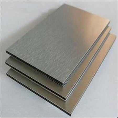 Hot Sale ACM / ACP geanodiseerd geborsteld aluminium composiet paneel 4 mm, PVDF-coating, krasbestendig voor liftcabine