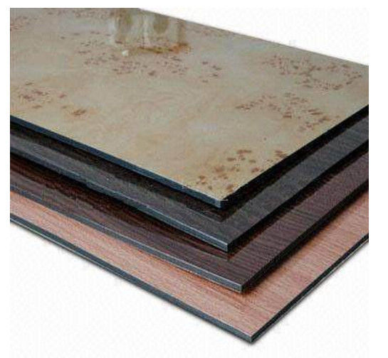 Veilige verpakking 3 mm marmernerf ACM/ACP PE PVDF-coating, eenvoudige reiniging en krasbestendig voor keukenachterwand op voorraad