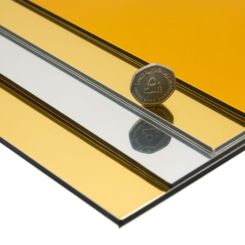 Advertentie PE Core 0,3 mm ACP Alucobond Drawing Aluminium Composite Panel Voor gordijnwand