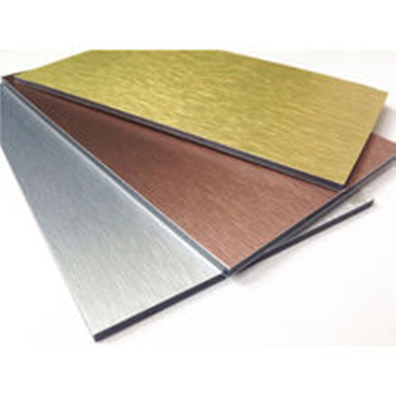 Advertentie Fascia 1250mm 1500mm PVDF ACP Alucobond Drawing Aluminium Composite Panel Voor gordijnwand schouders Innenhuis