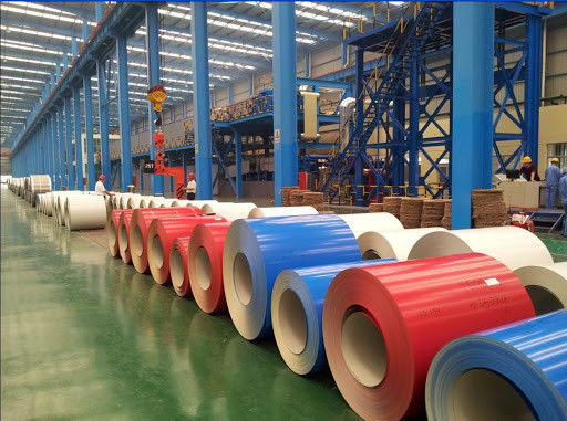 PE/PVDF eindigt de deklaag Vooraf geverfte de Moleninleiding van ACS Front Coil Or Back Coil van de Aluminiumrol