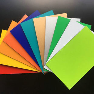 UV Voor het drukken geschikt Aluminium Samengesteld Comité Legeringsblad met Stevige Glanzende Kleuren Twee Kanten