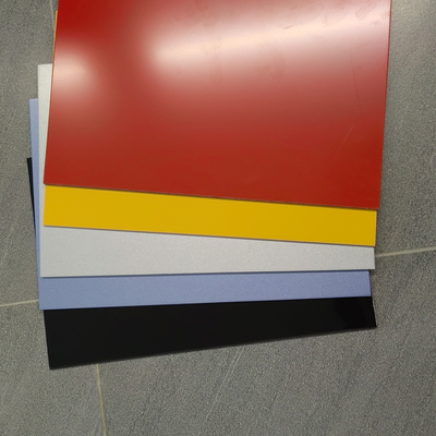 1220*2440*3 PE Aluminium Samengesteld Comité voor Signage Binnenhuisarchitectuur zwm-87