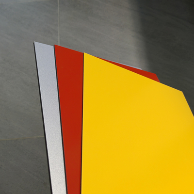 3mm Acm PVDF Aluminium Samengestelde Comité Pe Binnenlandse Muur Decoratieve 1250mm