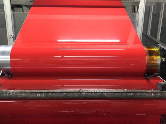 De rode PE van ACS Aluminium Samengestelde Comité Levendige Kleur en Hoger polijst Niveau 2mm