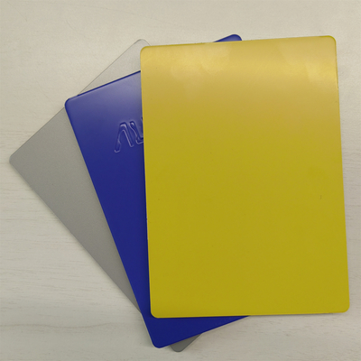 3 * 0,21 mm ACP / ACM aluminium composiet wandpaneel voor bouwmaterialen