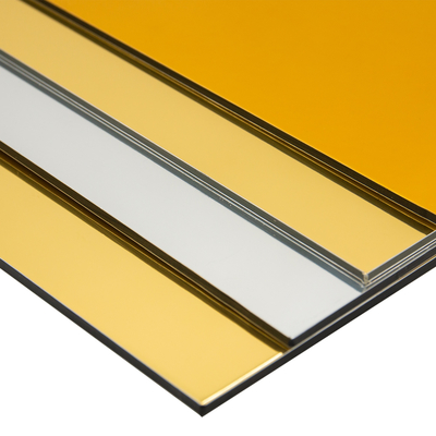 Lange 2440 mm-5800 mm PVDF aluminiumcomposite panel brandwerend B1/A2