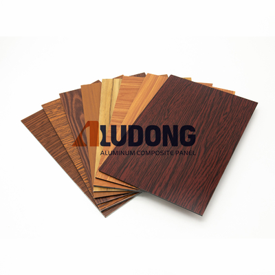 Houten aluminiumcomposite panel voor superieure prestaties en duurzaamheid
