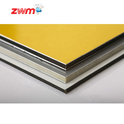 3050 mm lengte geborsteld aluminium polyvinylideenfluoridepaneel voor gladde en duurzame oppervlakken