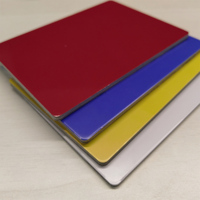 1220*2440*4*0.21mm PVDF Aluminium Composite Panel ACP / Acm Voor wandpaneel en buitenversiering