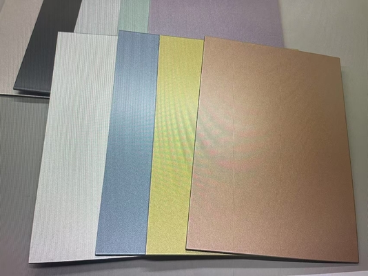 Beschermende nano-PVDF-coating geborsteld aluminiumcomposite panel voor architecturale decoratie