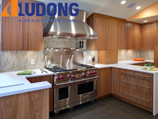 Hot Sale Hout Aluminium Panel 3mm, Nano Coating, milieuvriendelijk & weerbestendige voor Villa Gevel Snelle levering