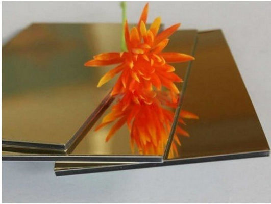 Weerbestendige en brandwerende spiegel-aluminiumcomposite-paneel voor hedendaagse bouw