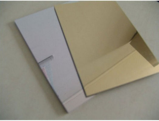 Spiegel Aluminium Composite Panel voor Architecturale Decoraties Lichtgewicht Hoge hardheid Weerbestand
