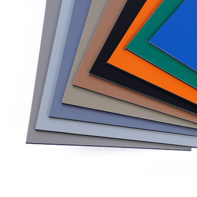 PVDF bedekte vuurvast het Aluminium Samengesteld Comité van B1 voor de bouw van de decoratie van bekledingsans exxterior met een laag