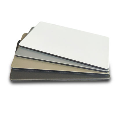 4mm PVDF Aluminium Samengestelde Comité Buitendecoratie de Bouwbekleding